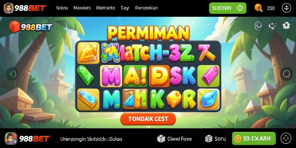 Tampilan menarik dari gameplay 988BET yang penuh warna.