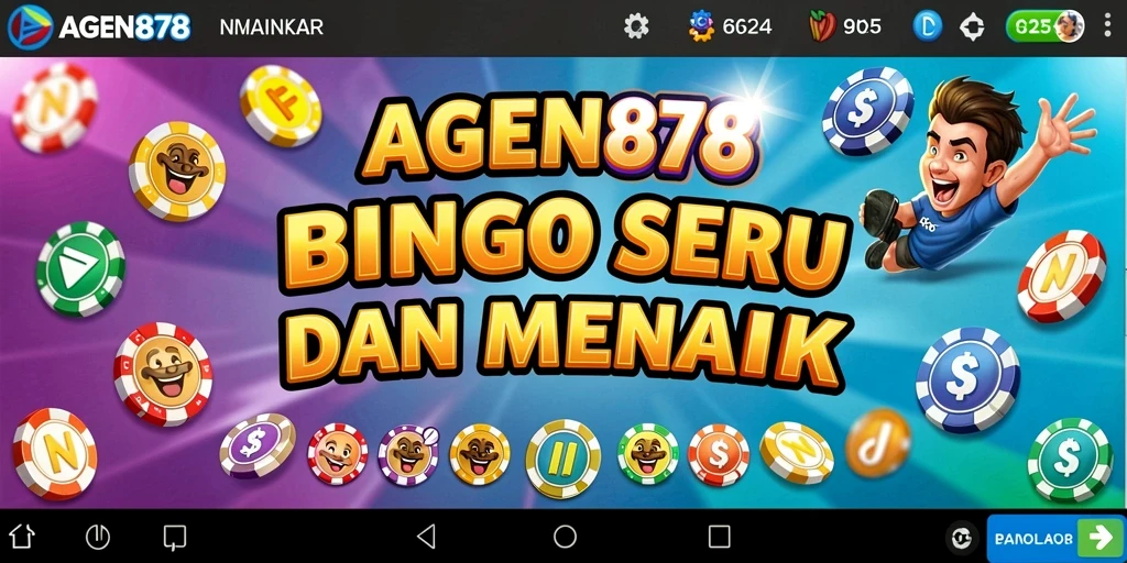 Screenshot gameplay AGEN878 menampilkan suasana seru permainan Bingo.