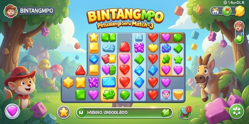 Gameplay BINTANGMPO yang seru dengan grafik menarik.