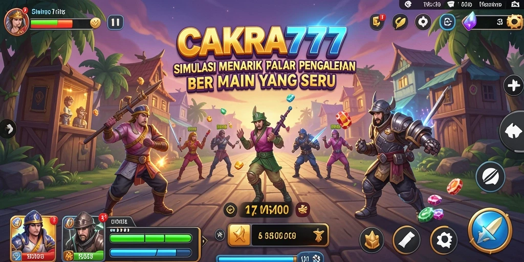 Tampilan gameplay CAKRA777 yang interaktif dan menyenangkan.