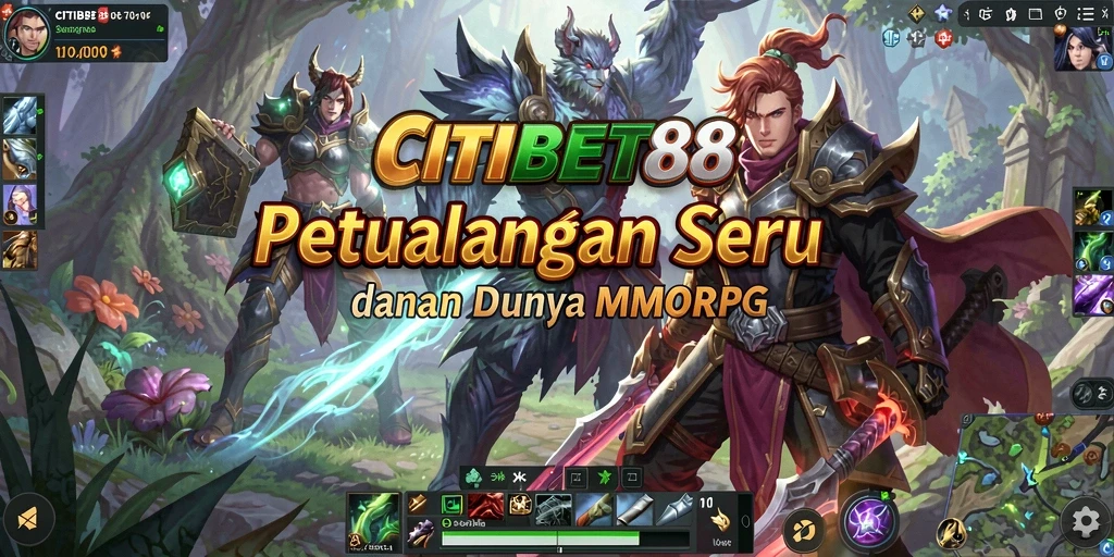 Tampilan gameplay <strong>CITIBET88</strong> yang menampilkan aksi menegangkan di dunia MMORPG.