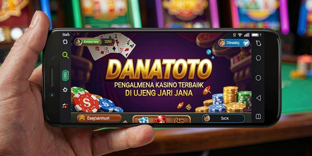 Tampilan menarik dari gameplay Kasino di DANATOTO.