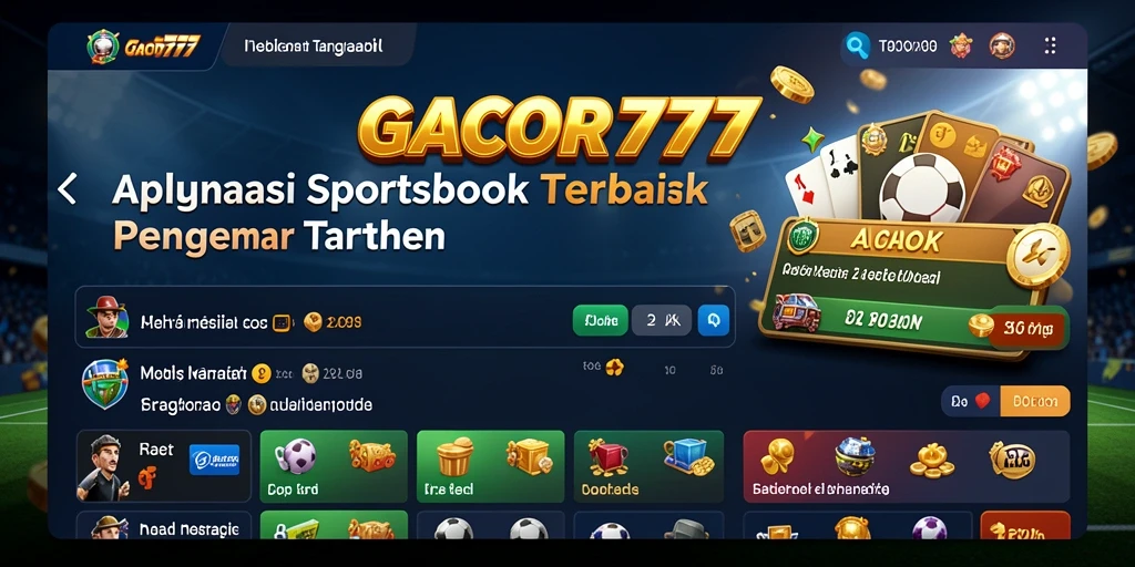 Tampilan gameplay GACOR777 dengan berbagai pilihan taruhan menarik.
