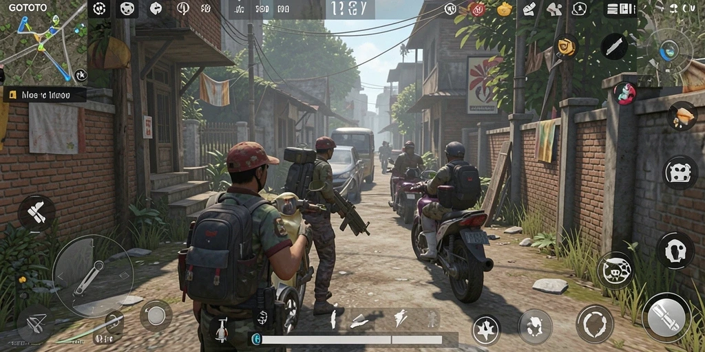 Tampilan gameplay <strong>GOTOTO</strong> yang menarik dan interaktif.