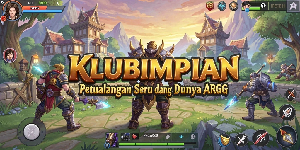 Tampilan menarik dari gameplay KLUBIMPIAN yang seru.