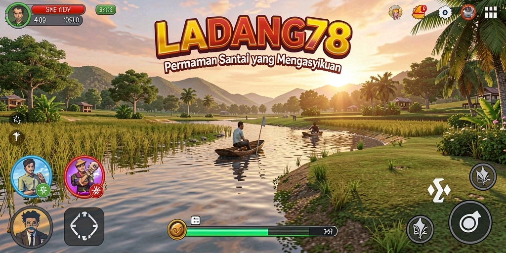 Screenshot LADANG78 menunjukkan gameplay seru dan grafis menarik.