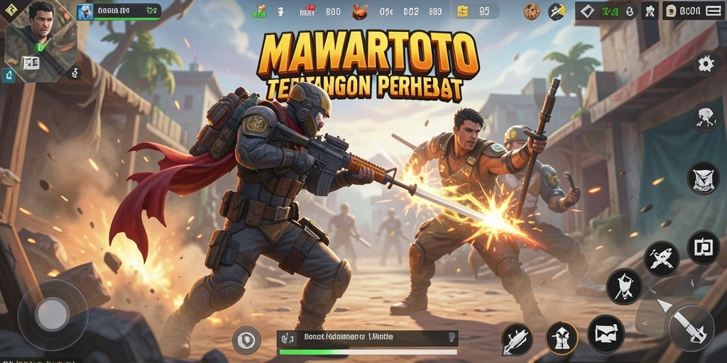 Gameplay seru di MAWARTOTO menampilkan aksi Battle Royale yang mendebarkan.
