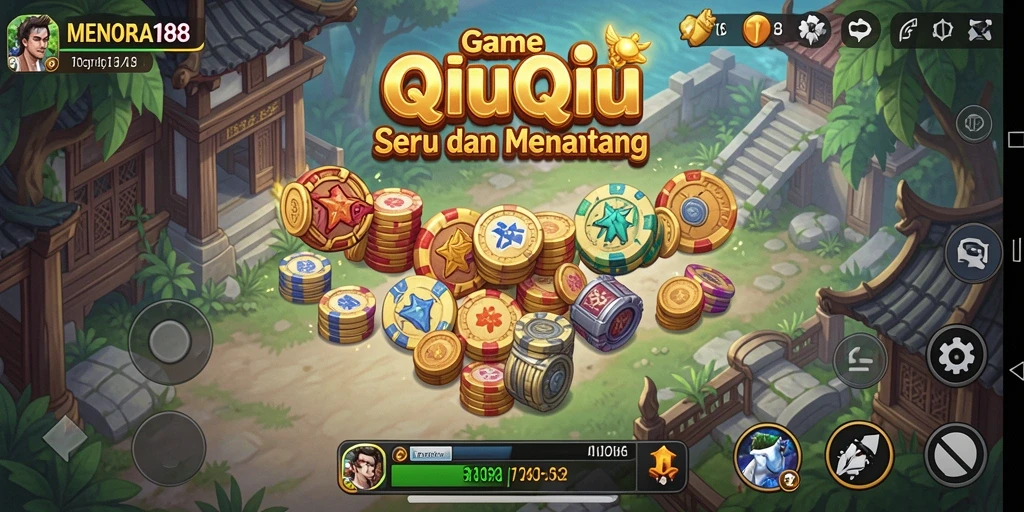 Gambaran gameplay QiuQiu menarik dalam MENARA188.