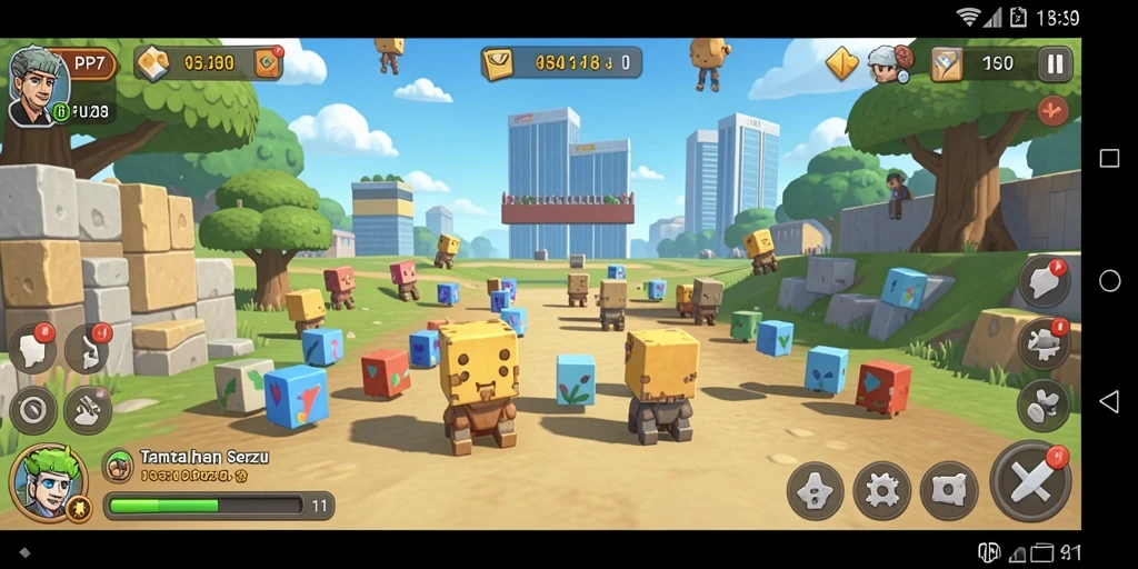 Tampilan gameplay PP7 yang menampilkan tantangan puzzle menarik.