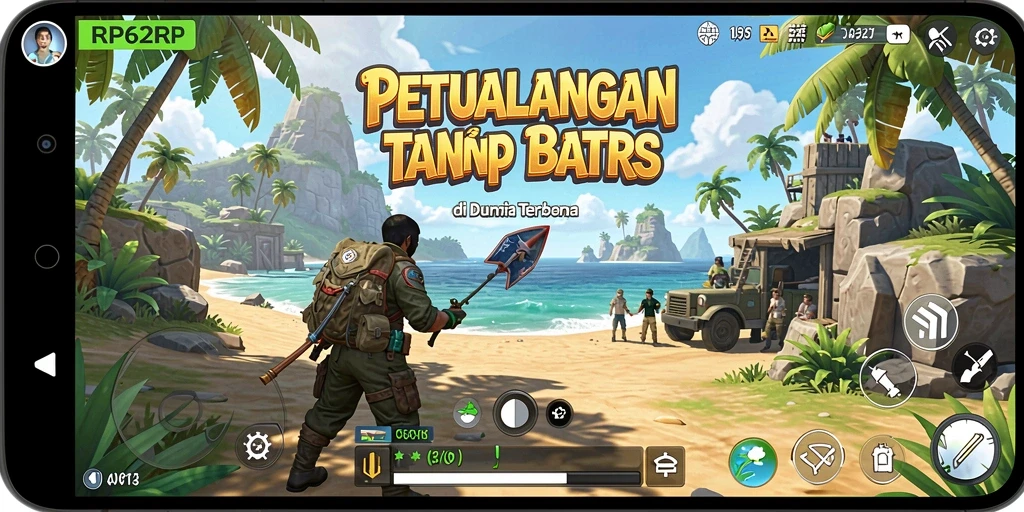 Gameplay RP62RP yang menakjubkan di dunia terbuka.