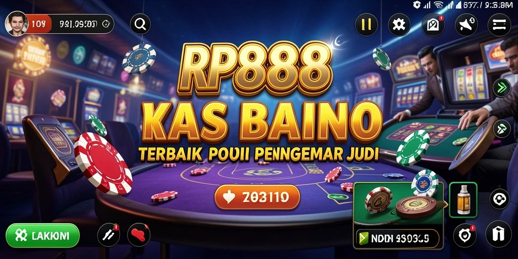 Tampilan gameplay Kasino yang seru dan interaktif di RP888.