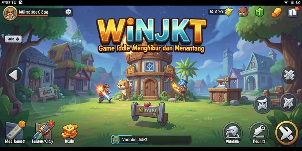 Tampilan gameplay WINJKT yang menarik dan penuh warna.